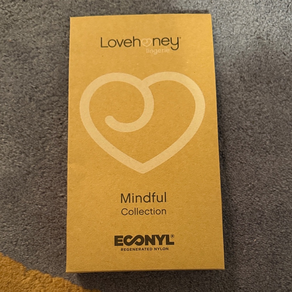 Lovehoney Mindful Econyl Fishnet Bodystocking Black Plus Size NIB! $25